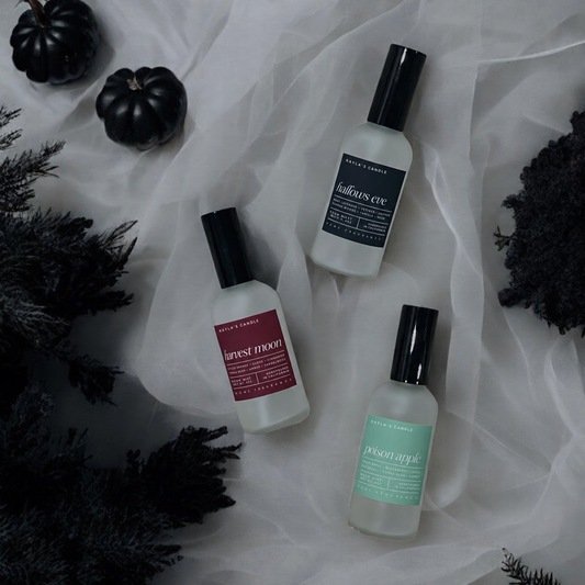 Halloween Room, Linen, + Body Sprays